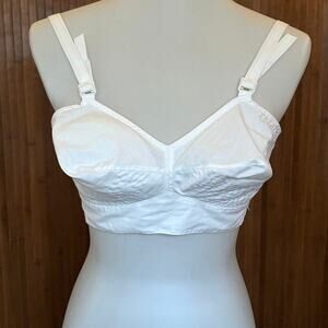 Vintage 1960s Exquisite Form Bullet Bra 36B Pin Up Bralette